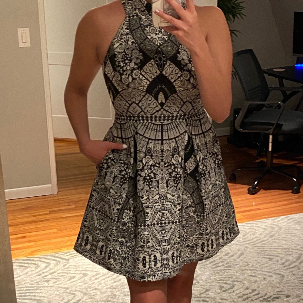 Fun Patterned Structured Dress ✨